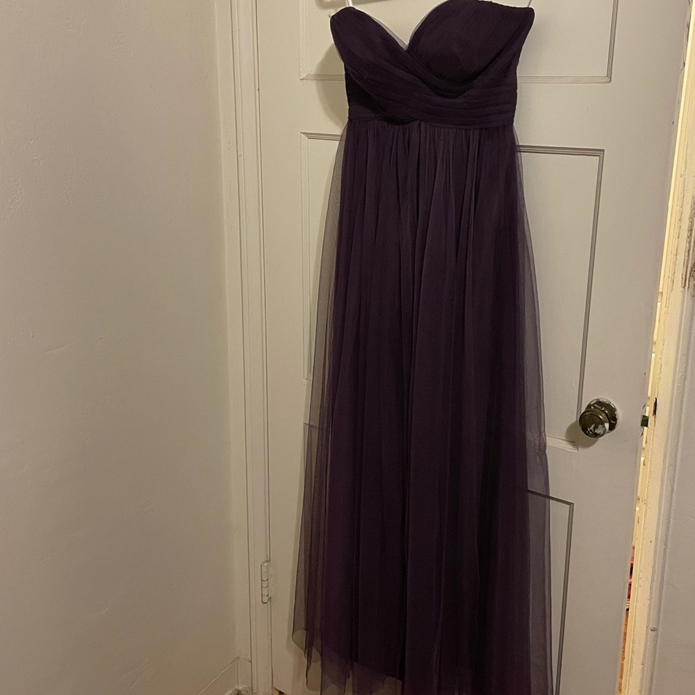 WTOO plum chiffon dress